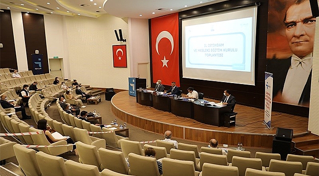 İL İSTİHDAM VE MESLEKİ EĞİTİM KURULU TOPLANTISI, VALİ AKTAŞ BAŞKANLIĞINDA YAPILDI