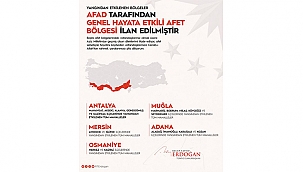 ORMAN YANGINLARINDAN ETKİLENEN ALANLAR, "AFET BÖLGESİ" İLAN EDİLDİ!