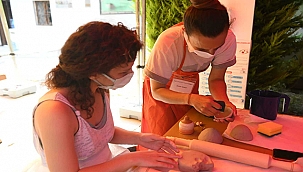 SAĞLIK ÇALIŞANLARI İÇİN SERAMİK ATÖLYESİ BAŞLADI