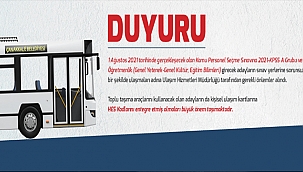 SINAV İÇİN GEREKLİ ÖNLEMLER ALINDI!