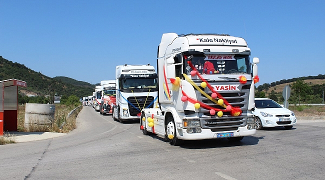 SÜNNET ÇOCUĞU İÇİN 50 TIR'LIK KONVOY