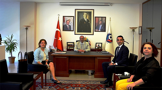 TÜRK EXİMBANK YETKİLİLERİNDEN ÇTSO'YA ZİYARET