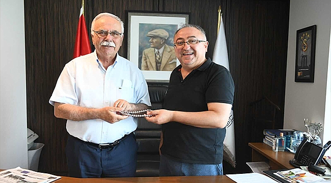 YALOVA BELEDİYE BAŞKANI SALMAN'DAN BAŞKAN GÖKHAN'A ZİYARET