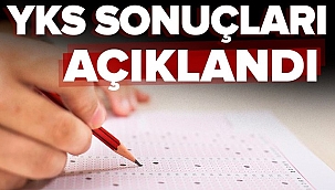 YKS SONUÇLARI AÇIKLANDI