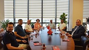 8 NO'LU MESLEK KOMİTESİNDEN YÖNETİM KURULU BAŞKANI SELÇUK SEMİZOĞLU'NA ZİYARET