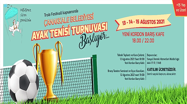 AYAK TENİSİ TURNUVASI BAŞLIYOR