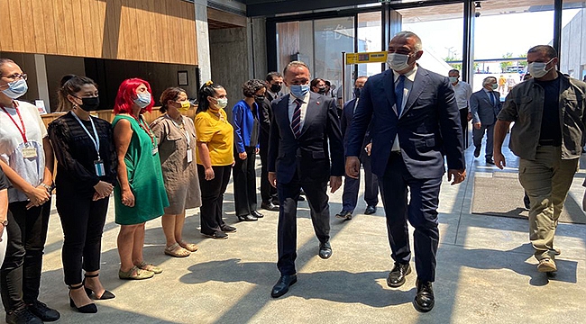 BAKAN ERSOY ÇANAKKALE'YE GELDİ