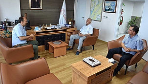 BAŞKAN GÖKHAN'DAN LİMAN BAŞKANI AYDEMİR'E İADE-İ ZİYARET