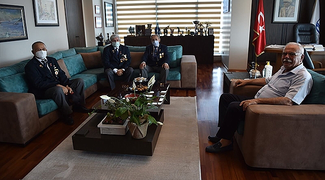 BAŞKAN GÖKHAN KONUKLARINI AĞIRLADI