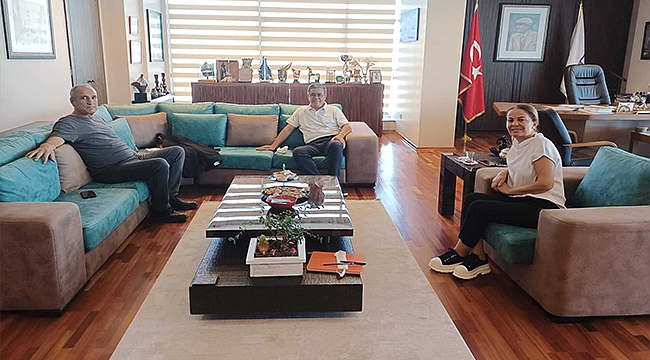 BELEDİYE BAŞKAN VEKİLİ ÜNÜVAR KONUKLARINI AĞIRLADI