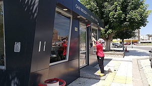 ÇAN BELEDİYESİ TEMİZLİK VE DEZENFEKTE ÇALIŞMASI GERÇEKLEŞTİRİYOR