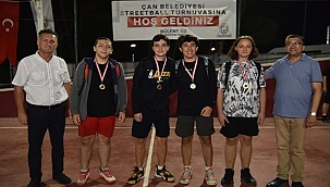 ÇAN'DA SOKAK BASKETBOLU TURNUVASI TAMAMLANDI