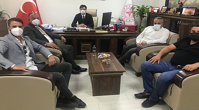 ÇTSO YÖNETİM KURULU ÇANAKKALE İL SAĞLIK MÜDÜRÜNÜ ZİYARET ETTİ