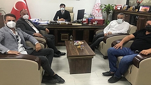 ÇTSO YÖNETİM KURULU ÇANAKKALE İL SAĞLIK MÜDÜRÜNÜ ZİYARET ETTİ