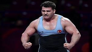 MİLLİ GÜREŞÇİMİZ RIZA KAYAALP'TEN BRONZ MADALYA