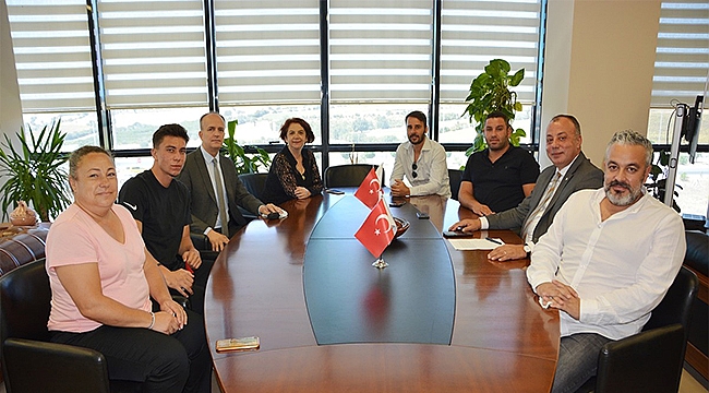 MİLLİ SPORCUMUZDAN ÇTSO'YA ZİYARET