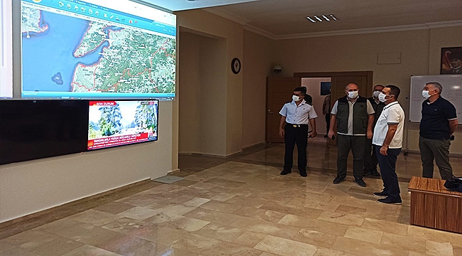 ORMAN YANGINLARI İLE MÜCADELE TOPLANTISI YAPILDI!