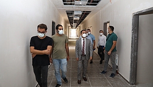 VALİ AKTAŞ EMNİYET MÜDÜRLÜĞÜ BİNASINI İNCELEDİ