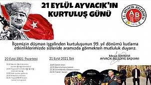 AYVACIK KURTULUŞ GÜNÜNÜ KUTLUYOR