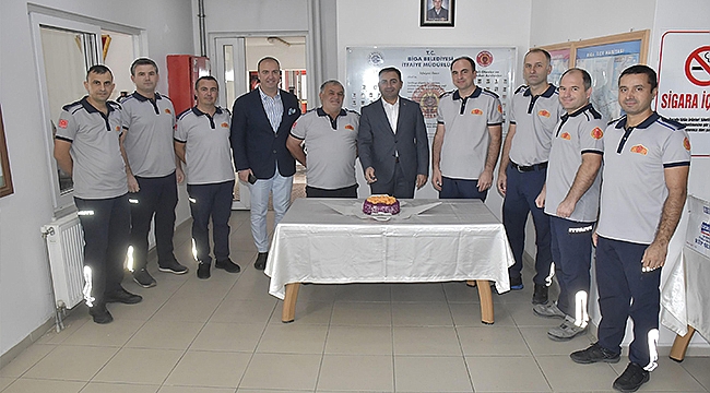 BAŞKAN ERDOĞAN'DAN İTFAİYE HAFTASINDA ANLAMLI ZİYARET