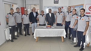 BAŞKAN ERDOĞAN'DAN İTFAİYE HAFTASINDA ANLAMLI ZİYARET