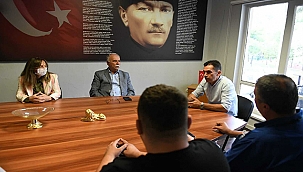 BAŞKAN GÖKHAN'DAN EĞİTİM-İŞ'E ZİYARET