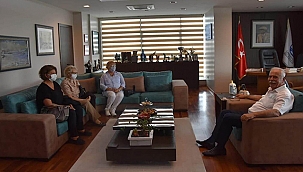 BAŞKAN GÖKHAN KONUKLARINI AĞIRLADI