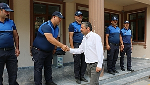 BAYRAMİÇ BELEDİYESİ, ZABITA HAFTASINI KUTLADI