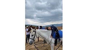 BAYRAMİÇ'TE ÇOCUKLARA HİPOTERAPİ