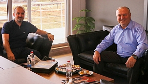 BÜLENT TURAN'DAN ÇANAKKALE OSB YÖNETİM KURULU BAŞKANINA ZİYARET