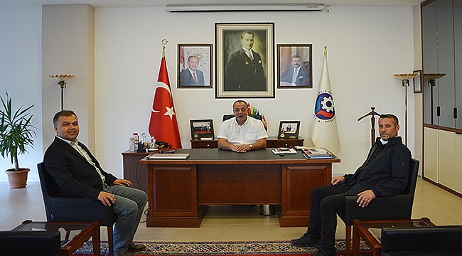 ÇAN SÜT ÜRETİCİLERİ BİRLİĞİNDEN ÇTSO YÖNETİM KURULUNA ZİYARET