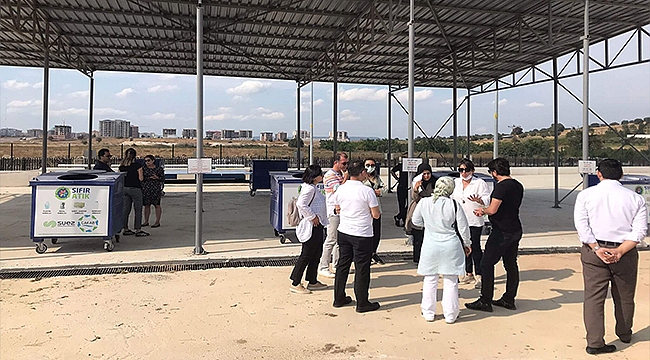 ÇEVRE VE ŞEHİRCİLİK İL MÜDÜRLÜĞÜ ATIK GERİ GETİRME MERKEZİ'Nİ ZİYARET ETTİ