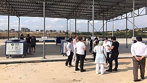 ÇEVRE VE ŞEHİRCİLİK İL MÜDÜRLÜĞÜ ATIK GERİ GETİRME MERKEZİ'Nİ ZİYARET ETTİ