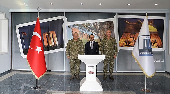 KORGENERAL KEMAL YENİ, VALİ AKTAŞ'I ZİYARET ETTİ