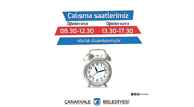 MESAİ SAATİ DEĞİŞİYOR