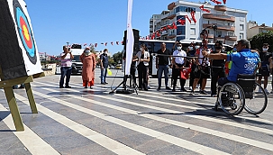 MİLLİ SPORCUMUZ BÜLENT KORKMAZ, ÇANAKKALE'DE COŞKUYLA KARŞILANDI