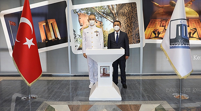 TÜMAMİRAL İBRAHİM ÖZDEN KOÇER, VALİ AKTAŞ'I ZİYARET ETTİ