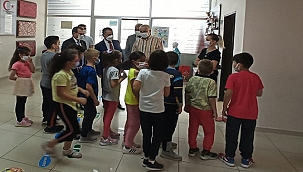 VALİ AKTAŞ, ÇAN CUMHURİYET İLKOKULUNU ZİYARET ETTİ