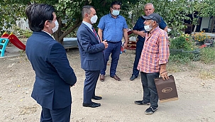 VALİ AKTAŞ ŞEHİT AİLELERİNİ VE GAZİLERİ ZİYARET ETTİ