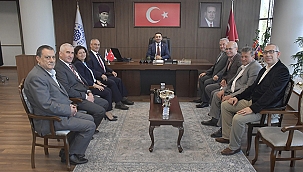 BAŞKAN ERDOĞAN, MAHALLE MUHTARLARIYLA BULUŞTU