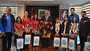 BAŞKAN GÖKHAN KONUKLARINI AĞIRLADI