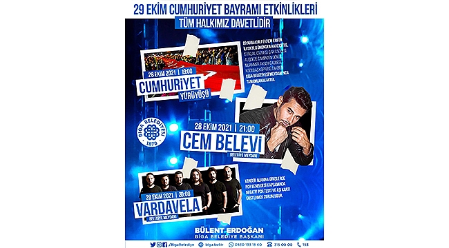 BİGA CUMHURİYET BAYRAMI'NA HAZIR