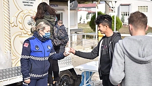ÇAN BELEDİYESİNDEN ÜNİVERSİTE ÖĞRENCİLERİNE ÇORBA İKRAMI