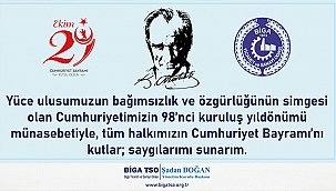 CUMHURİYETİMİZİN 98.YILI KUTLU OLSUN..!