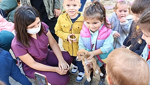HAYVANLARI KORUMA GÜNÜ'NDE ÇOCUKLARA HAYVAN SEVGİSİ AŞILANDI