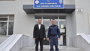 İLÇE JANDARMA KOMUTANI VE EMNİYET MÜDÜRÜNE ZİYARET