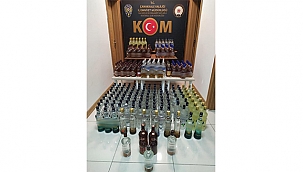 KAÇAK İÇKİ ELE GEÇİRİLDİ!