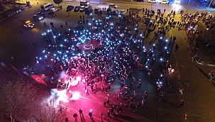 KEPEZ'DE FENER ALAYI COŞKUSU YAŞANDI