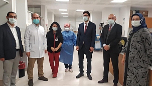 SAĞLIK MÜDÜRÜ BAŞTÜRK, SERVİSLERİ İNCELEDİ