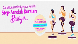 STEP-AEROBİK KURSLARI BAŞLIYOR